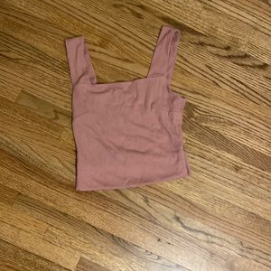 Pink Open back Tank. From Four Sisters (local boutique).  Size Small.